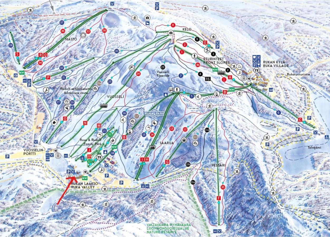 Rukavalley Unique47 Ski In - Ski Out Exterior foto